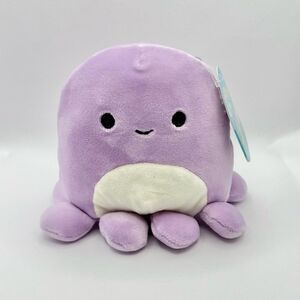 Squishmallows 5” Violet Lavender Octopus Plush New With Tags HTF Collectible